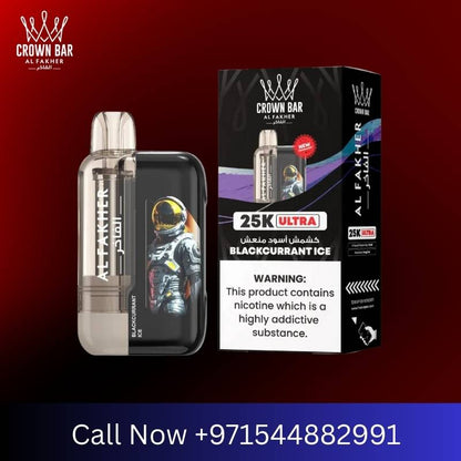 Al Fakher Crown Bar 25K Ultra Dubai | The Apex of Disposable Vaping