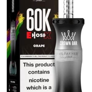 Al Fakher E Hose X 60000 Puffs Crown Bar Disposable Vape In DUBAI, UAE