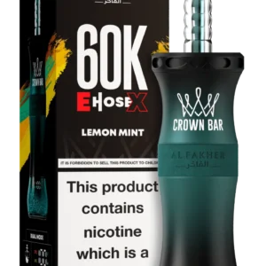 Al Fakher E Hose X 60000 Puffs Crown Bar Disposable Vape In DUBAI, UAE