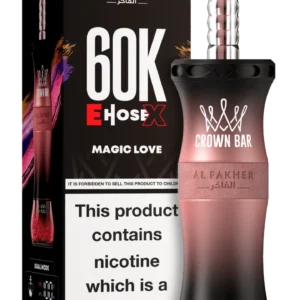 Al Fakher E Hose X 60000 Puffs Crown Bar Disposable Vape In DUBAI, UAE