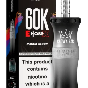 Al Fakher E Hose X 60000 Puffs Crown Bar Disposable Vape In DUBAI, UAE