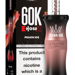 Al Fakher E Hose X 60000 Puffs Crown Bar Disposable Vape In DUBAI, UAE