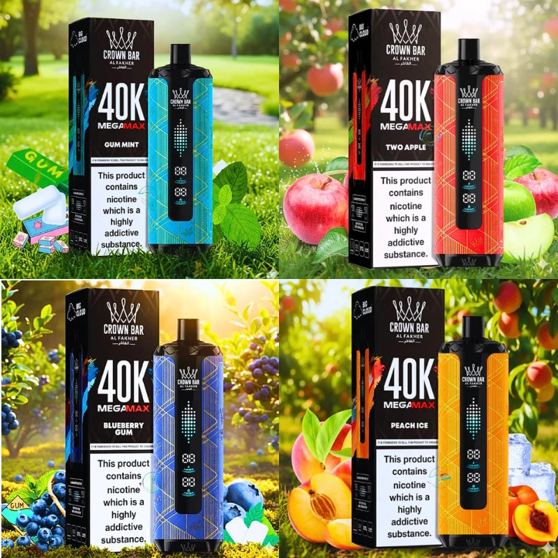 Al Fakher Crown Bar Mega Max 40000 Puffs Disposable Vape in UAE