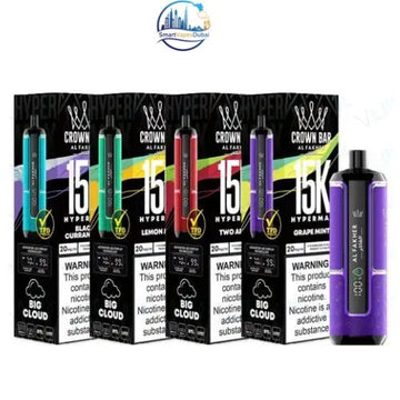 Al Fakher Crown Bar Hypermax 15000 Puffs Disposable Vape