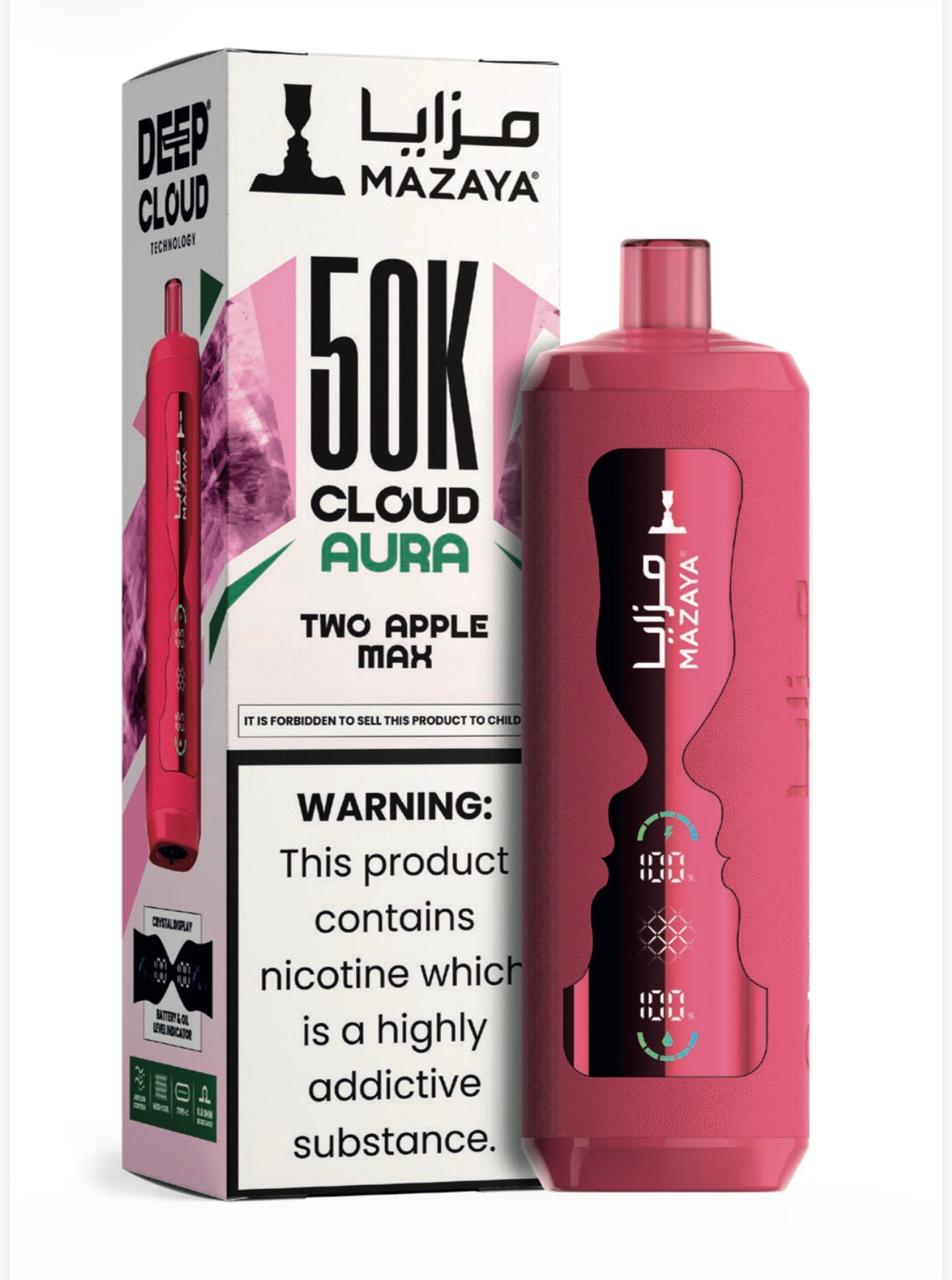 Mazaya Cloud AURA 50000 Puffs Disposable Vape in Dubai UAE