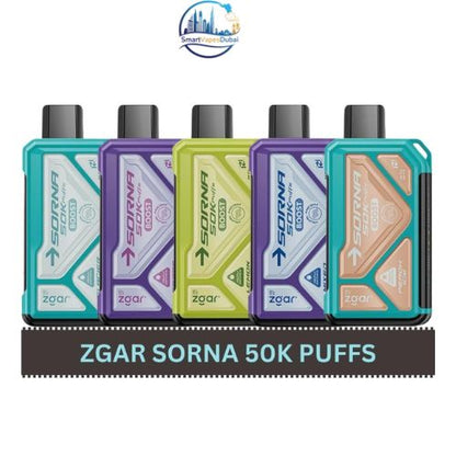 ZGAR Sorna 50K Puffs Disposable Vape Dubai UAE | Ultimate ZGAR Sorna Flavors